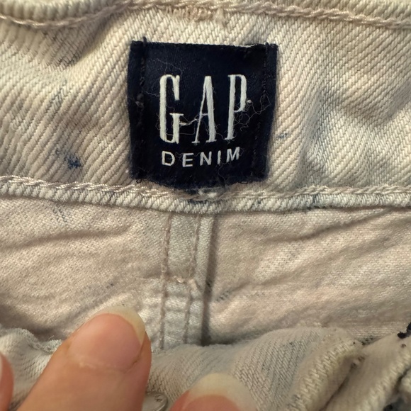 Gap High Rise Tie-Dye Cheeky Straight Jeans - Picture 4 of 7